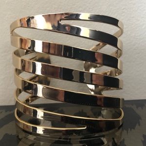 Gold Thierry Mugler Cuff